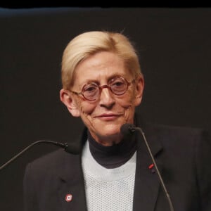 Isabelle Balkany - Réunion publique d'Agnès Pottier-Dumas pour la présentation de son programme et de ses colistiers. Levallois, Conservatoire Maurice Ravel, le 26 février 2020.