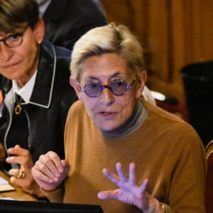 Isabelle Balkany, maire par intérim de Levallois, préside le conseil municipal de Levallois, le 23 septembre 2019