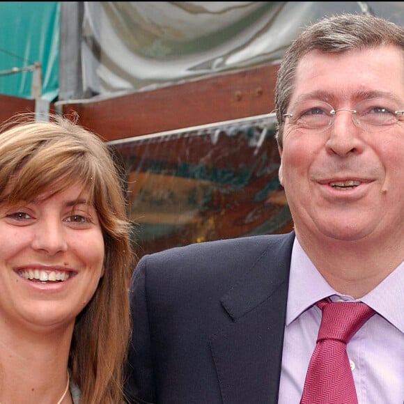 Patrick Balkany et sa fille Vanessa en 2004