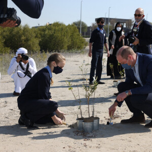 Le prince William, duc de Cambridge, est en visite à Dubaï le 10 février 2022.