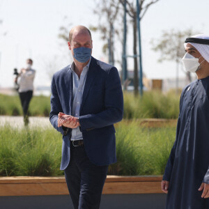 Le prince William, duc de Cambridge, est en visite à Dubaï le 10 février 2022.