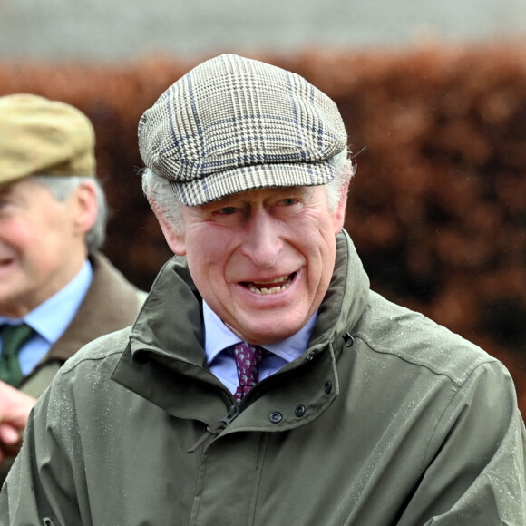 Le prince Charles, prince de Galles, lors de sa visite du Haddo Country Park à Ellon, Royaume Uni, le 14 janvier 2022.