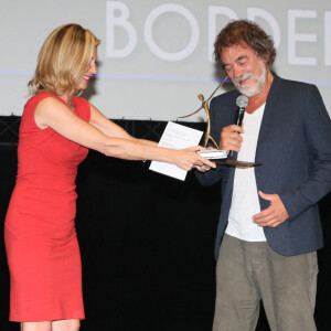 Michèle Laroque, Olivier Marchal - Cérémonie de clôture du 17ème festival de fiction TV de La Rochelle à l'Espace Encan à La Rochelle le 12 septembre 2015 