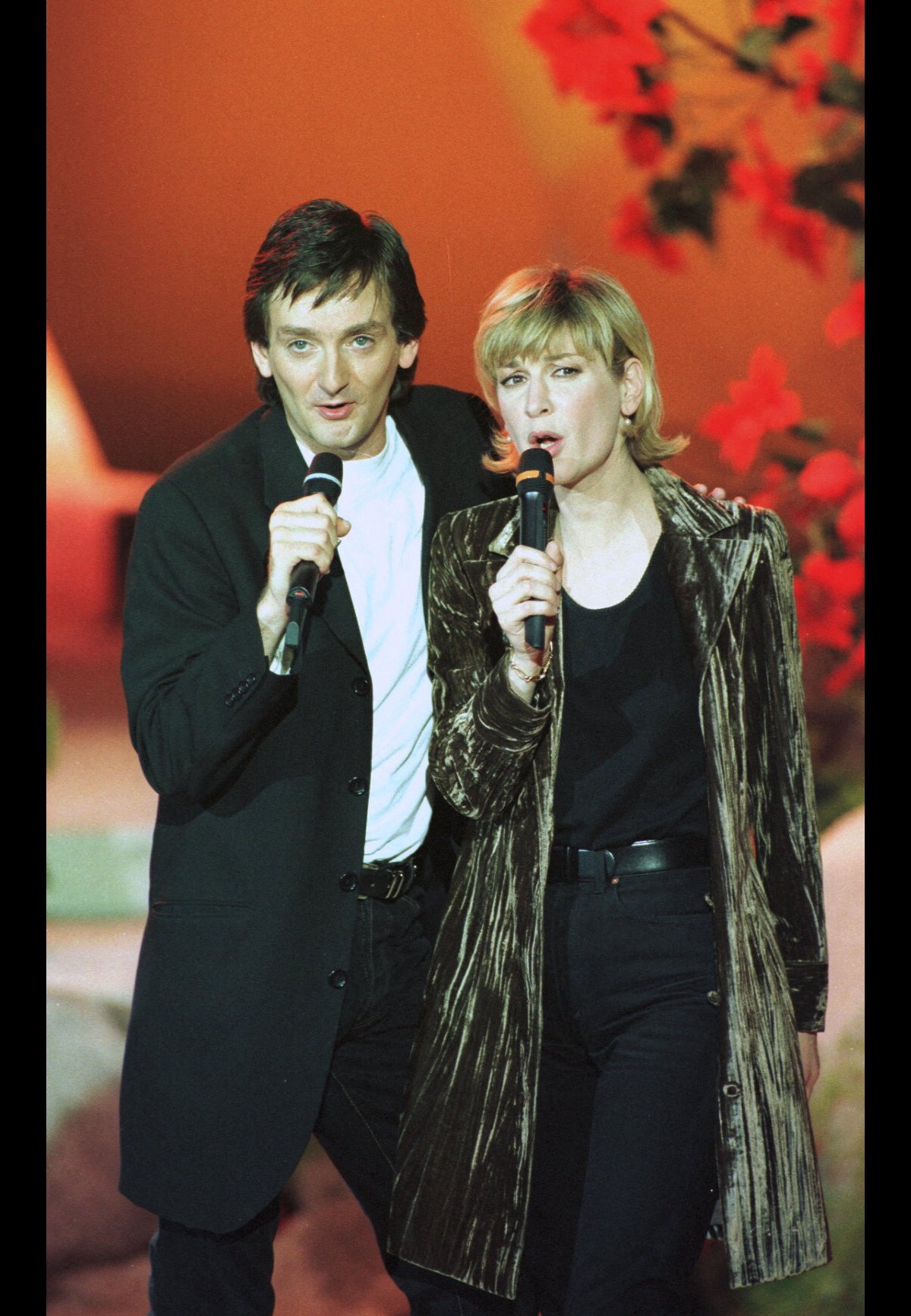 Photo Pierre Palmade et Michèle Laroque en 1997. Purepeople