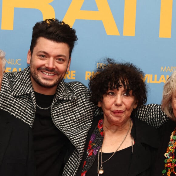 Daniel Prévost, Kev Adams, Liliane Rovère, Mylène Demongeot - Avant-première du film "Maison de retraite" au cinéma Le Grand Rex à Paris le 10 Février 2022. © Rubens Hazon/Bestimage