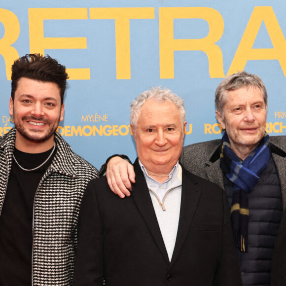 Firmine Richard, Marianne Garcia, Kev Adams, Daniel Prévost, Thomas Gilou, Liliane Rovère, Mylene Demongeot - Avant-première du film "Maison de retraite" au cinéma Le Grand Rex à Paris le 10 Février 2022. © Rubens Hazon/Bestimage