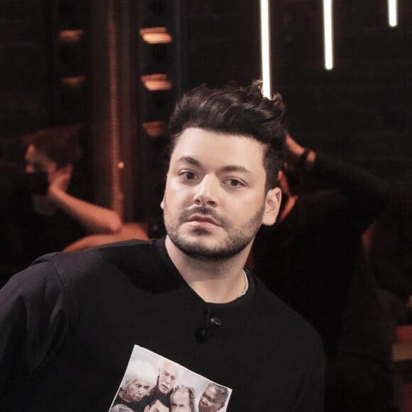 Exclusif - Kev Adams - Enregistrement de l'émission On est en Direct (OEED) diffusée sur France 2 le 12 février 2022. © Jack Tribeca / Bestimage 