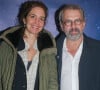 Philippe Torreton et sa femme Elsa Boublil au photocall du spectacle "Bô, le voyage musical" au théâtre du 13ème Art à Paris, le 8 mars 2018. © CVS/Bestimage