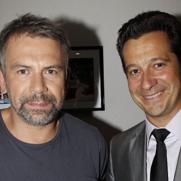 Philippe Torreton et Laurent Gerra - Plateau de l'émission Vivement Dimanche en 2011 à Paris.