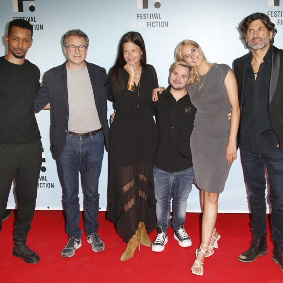 Guillaume de Tonquédec, Waly Dia, Samuel Allain Abitbol, Camille Lou, Christophe Héraut - J'irai au bout de mes rêves - 23ème édition du Festival de la Fiction tv de la Rochelle 2021 le 14 septembre 2021. © Christophe Aubert via Bestimage