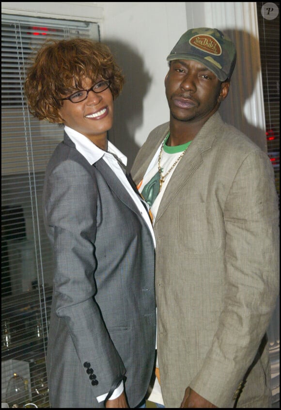 Bobby Brown et Whitney Houston à New York en juin 2005