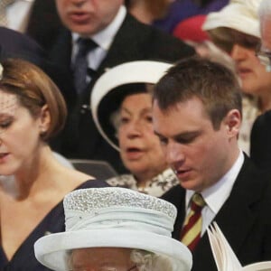 Elizabeth II, Charles et Camilla Parker-Bowles lors du jubilé de diamant de la reine.