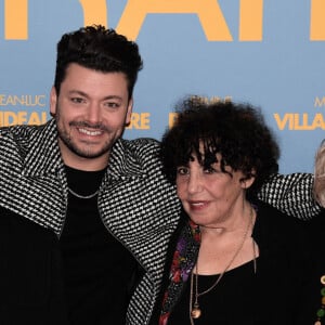 Daniel Prévost, Kev Adams, Liliane Rovère et Mylène Demongeot - Avant-première du film "Maison de retraite" au cinéma Le Grand Rex à Paris le 10 février 2022. © Federico Pestellini / Panoramic / Bestimage