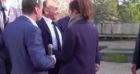 Extrait du reportage de C à vous sur le déplacement d'Eric Zemmour à Saulieu où il est accueilli par sa directrice de campagne et compagne, Sarah Knafo