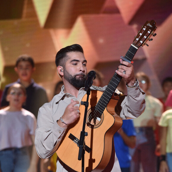 Exclusif - Kendji Girac - Enregistrement de l'émission "300 Choeurs chantent les plus belles chansons de Daniel Balavoine", diffusée le 18 février sur France 3. © Giancarlo Gorassini / Bestimage