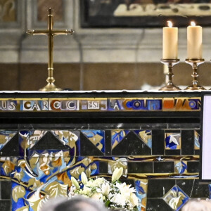 Un rassemblement religieux a lieu à la cathédrale d'Albi, France, le 8 janvier 2022, à l'initiative de la soeur et d'une amie de Delphine Jubillar.