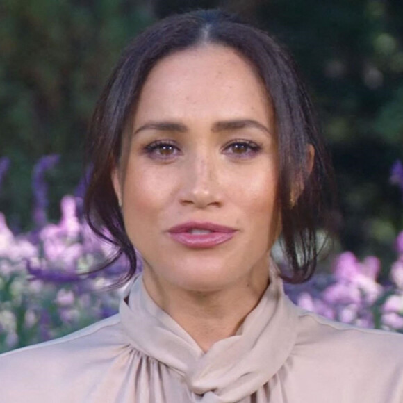 Meghan Markle, duchesse de Sussex, fait une apparition à la télévision américaine dans l'émission "CNN Heroes" le 13 decembre 2020.