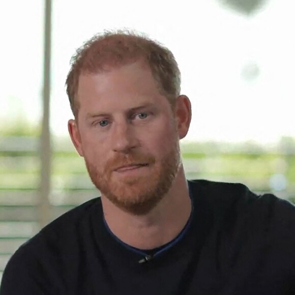 Le prince Harry participe en visio avec Serena Williams à une émission sur la santé mentale. Los Angeles, le 3 février 2022. 