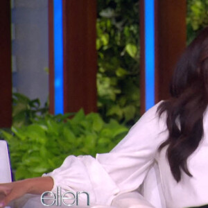 Meghan Markle sur le plateau de l'émission "The Ellen Show" à Los Angeles, le 17 novembre 2021. 