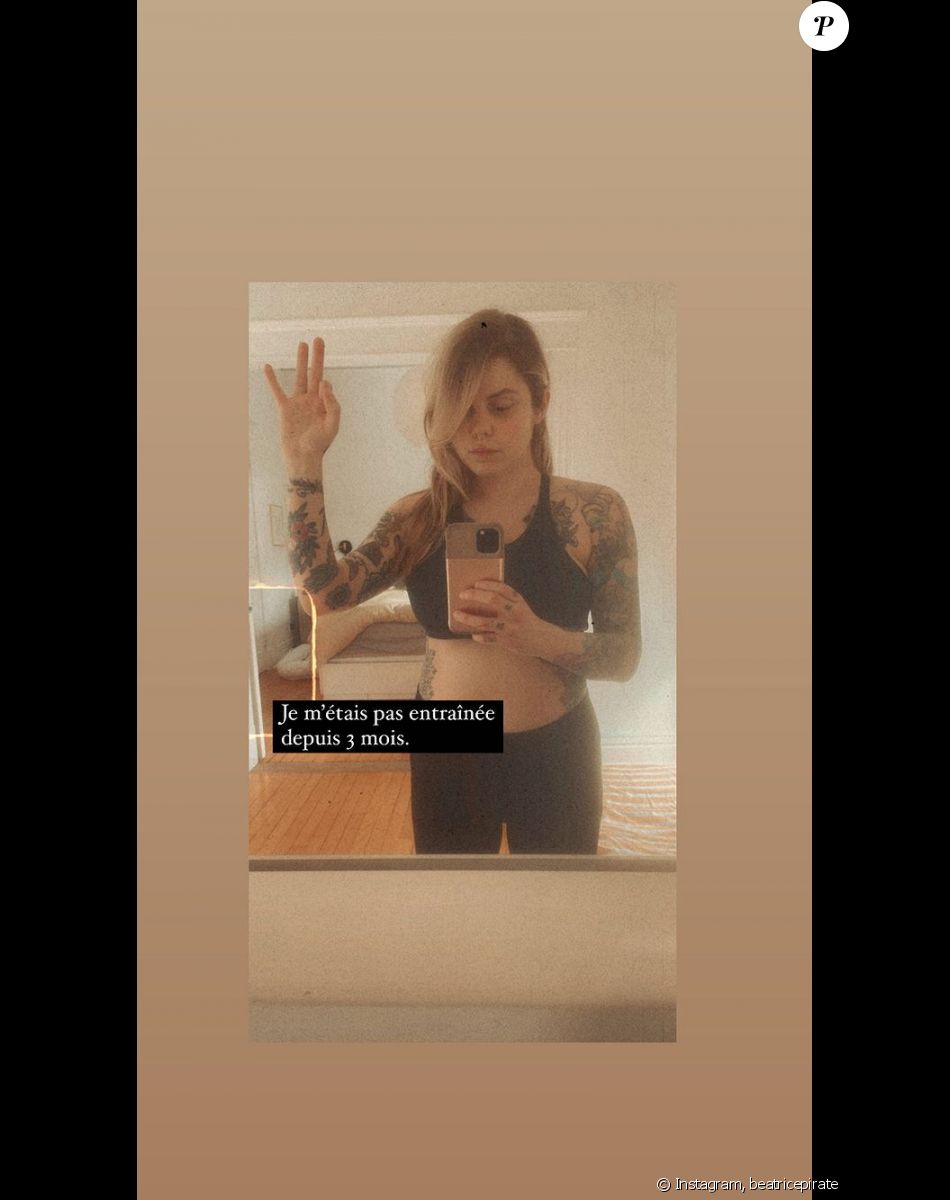 Coeur de Pirate dévoile sa silhouette après bébé sur Instagram. Février 2022.