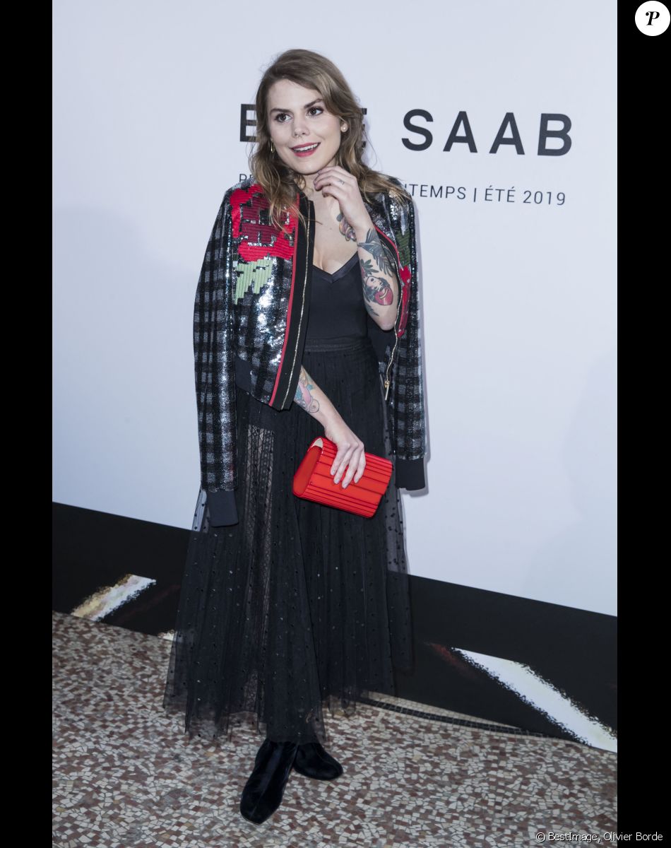 Coeur de Pirate au défilé Elie Saab PAP femme printemps / été 2019 à Paris le 28 septembre 2018. © Olivier Borde / Bestimage
