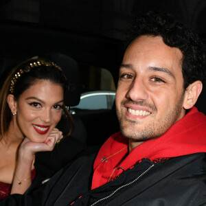 Iris Mittenaere et son compagnon Diego El Glaoui - Front row du défilé Haute Couture 2022 Zuhair Murad à Paris le 26 janvier 2022 © Veeren / Christophe Clovis / Bestimage