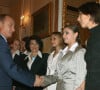 Vladimir Poutine félicitant Alina Kabaeva à Moscou en 2007
