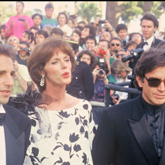 Archives : Bernard Giraudeau et Anny Duperey à Cannes en 1987