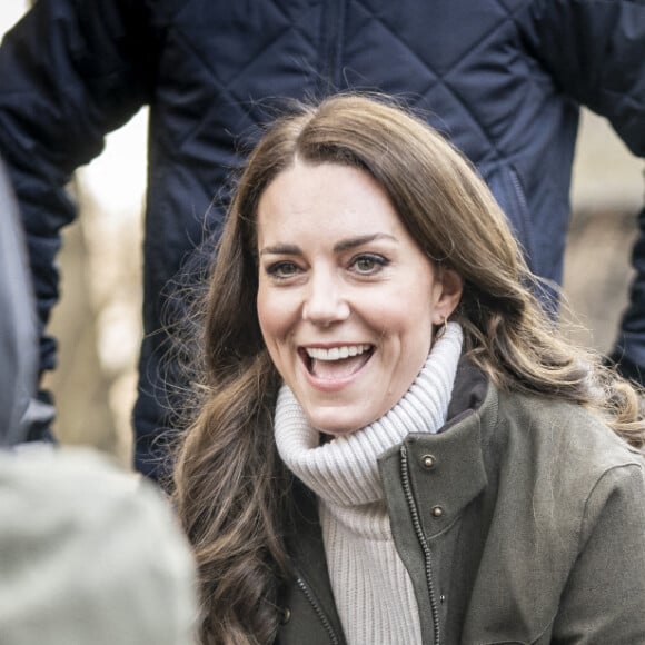 Catherine (Kate) Middleton, visite le Centre de la Fondation royale pour la petite enfance lors de son voyage au Danemark. Copenhague, le 23 février 2022.