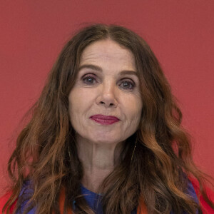 Victoria Abril anime une MasterClass en marge de la cérémonie du prix Feroz du cinéma espagnol à Madrid. Le 25 février 2021.  © Oscar Fuentes-SOPA / Zuma Press / Bestimage 