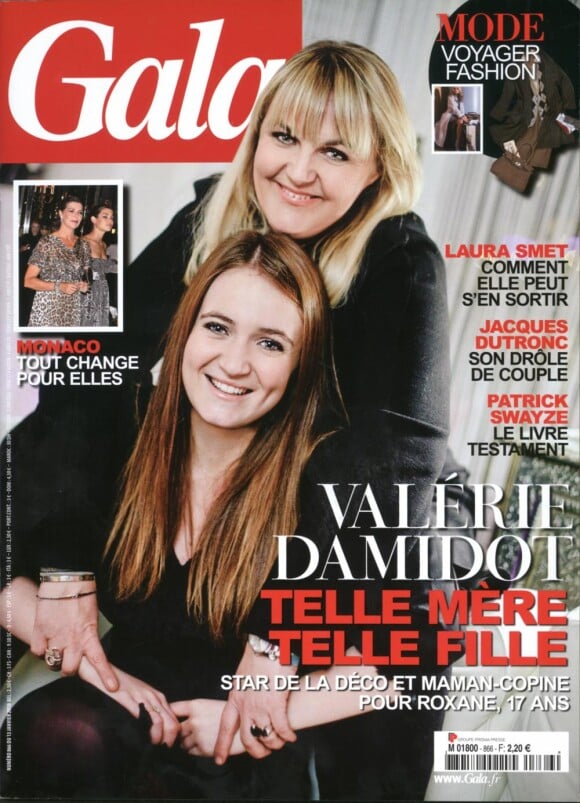 Valérie Damidot et sa fille en couverture de Gala