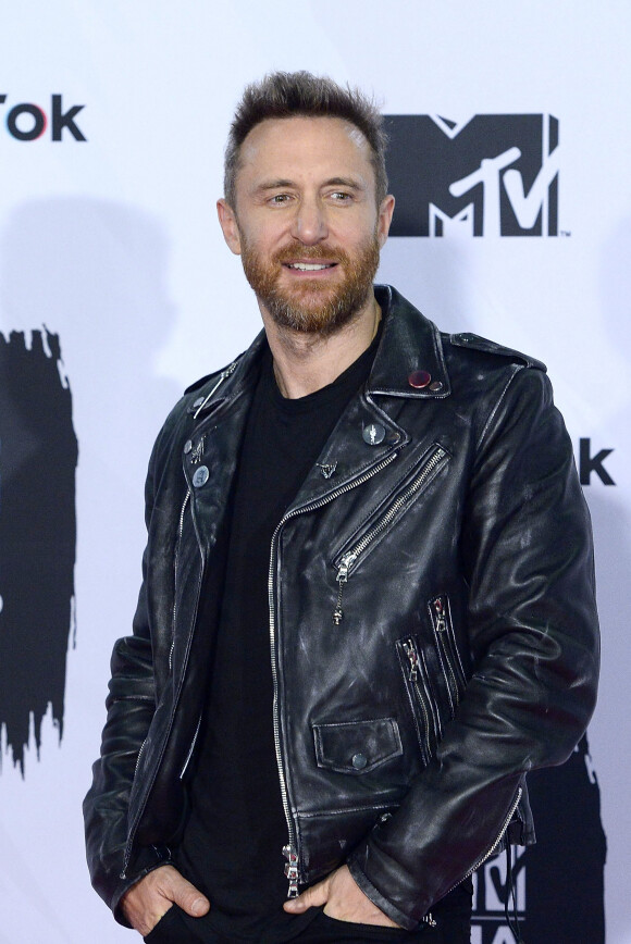 David Guetta à la press room du MTV Europe Music Awards à Bilbao en Espagne