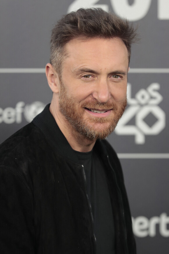 David Guetta - Les célébrités posent lors du photocall des Music Awards à Madrid le 2 novembre 2018. 