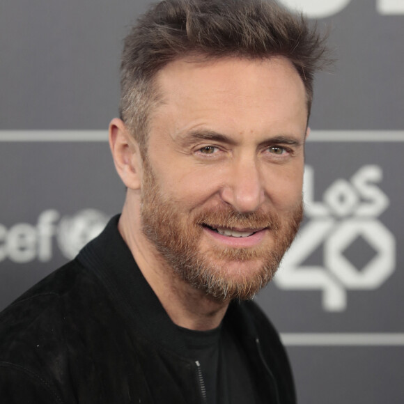 David Guetta - Les célébrités posent lors du photocall des Music Awards à Madrid le 2 novembre 2018. 