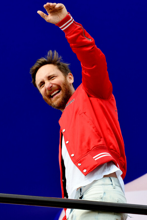 David Guetta lors de la remise de prix du Grand Prix de France de Formule 1 au Castellet le 24 juin 2018. © Bruno Bebert / Bestimage 