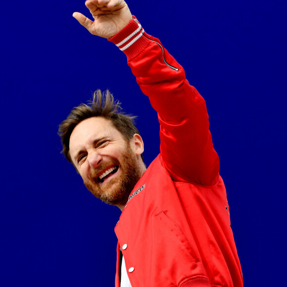 David Guetta lors de la remise de prix du Grand Prix de France de Formule 1 au Castellet le 24 juin 2018. © Bruno Bebert / Bestimage 