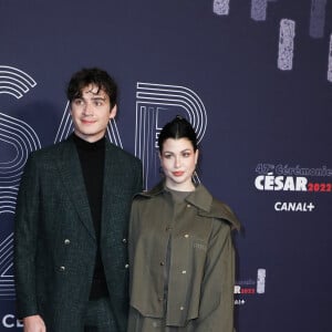 Marie Lopez (Enjoy Phoenix) et son compagnon, le DJ belge Henri PFR - Photocall de la 47ème édition de la cérémonie des César à l'Olympia à Paris, le 25 février 2022. © Borde-Jacovides/Bestimage 