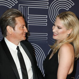 Benoît Magimel et sa femme Margot Pelletier - Photocall de la 47ème édition de la cérémonie des César à l'Olympia à Paris © Borde-Jacovides/Bestimage 