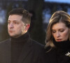 Le président ukrainien Volodymyr Zelensky et sa femme Olena