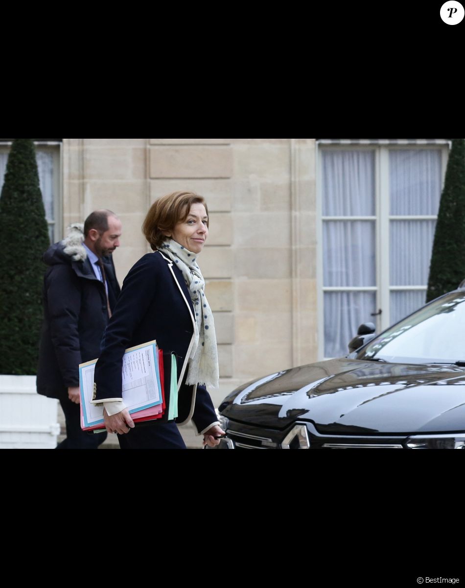 Florence Parly, ministre des Armées - Conseil des ministres de rentrée au Palais de l'Elysée, Paris, France, le 12 janvier 2018. © Stéphane Lemouton