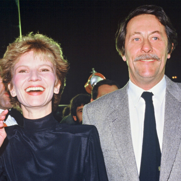 Nicole Garcia et Jean Rochefort à la cérémonie des César en 1985