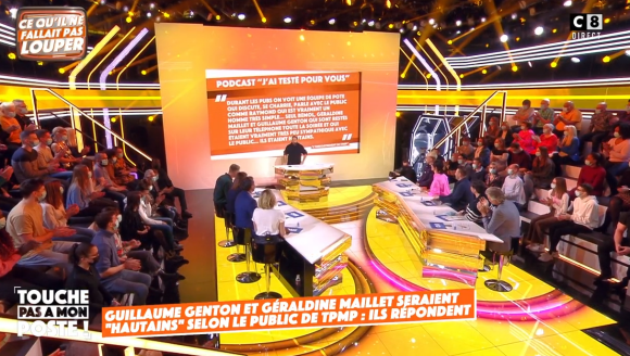 Guillaume Genton hautain avec le public de Touche pas à mon poste ? Le chroniqueur s'explique