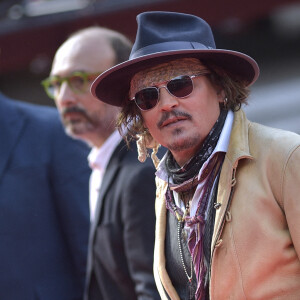 Johnny Depp - Première de Puffins lors de la 16e édition du festival du film de Rome le 17 octobre 2021. © Rocco Spaziani/Mondadori Portfolio via ZUMA Press / Bestimage