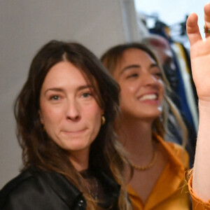 Pauline Ducruet dans les coulisses du défilé Alter, collection automne-hiver 2022/2023, lors de la Fashion Week de Paris. Le 1er mars 2022. © Veeren/Bestimage