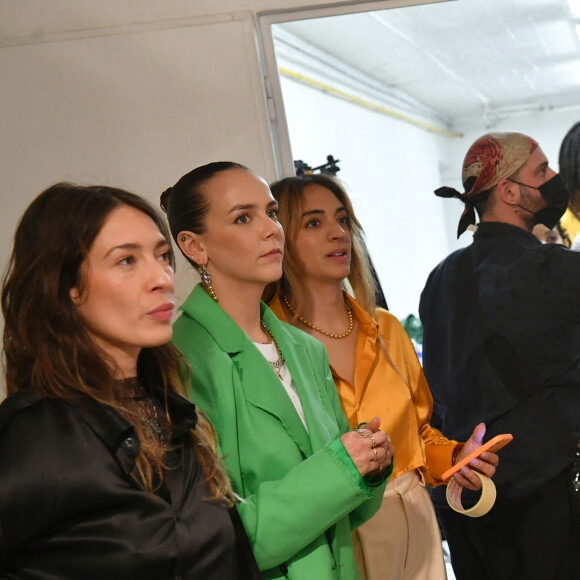 Pauline Ducruet dans les coulisses du défilé Alter, collection automne-hiver 2022/2023, lors de la Fashion Week de Paris. Le 1er mars 2022. © Veeren/Bestimage