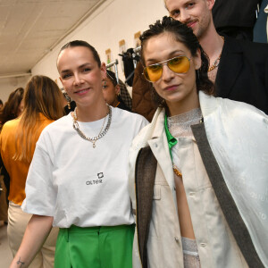 Pauline Ducruet dans les coulisses du défilé Alter, collection automne-hiver 2022/2023, lors de la Fashion Week de Paris. Le 1er mars 2022. © Veeren/Bestimage