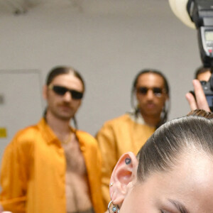 Pauline Ducruet dans les coulisses du défilé Alter, collection automne-hiver 2022/2023, lors de la Fashion Week de Paris. Le 1er mars 2022. © Veeren/Bestimage