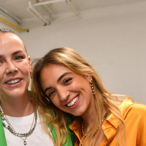 Pauline Ducruet dans les coulisses du défilé Alter, collection automne-hiver 2022/2023, lors de la Fashion Week de Paris. Le 1er mars 2022. © Veeren/Bestimage