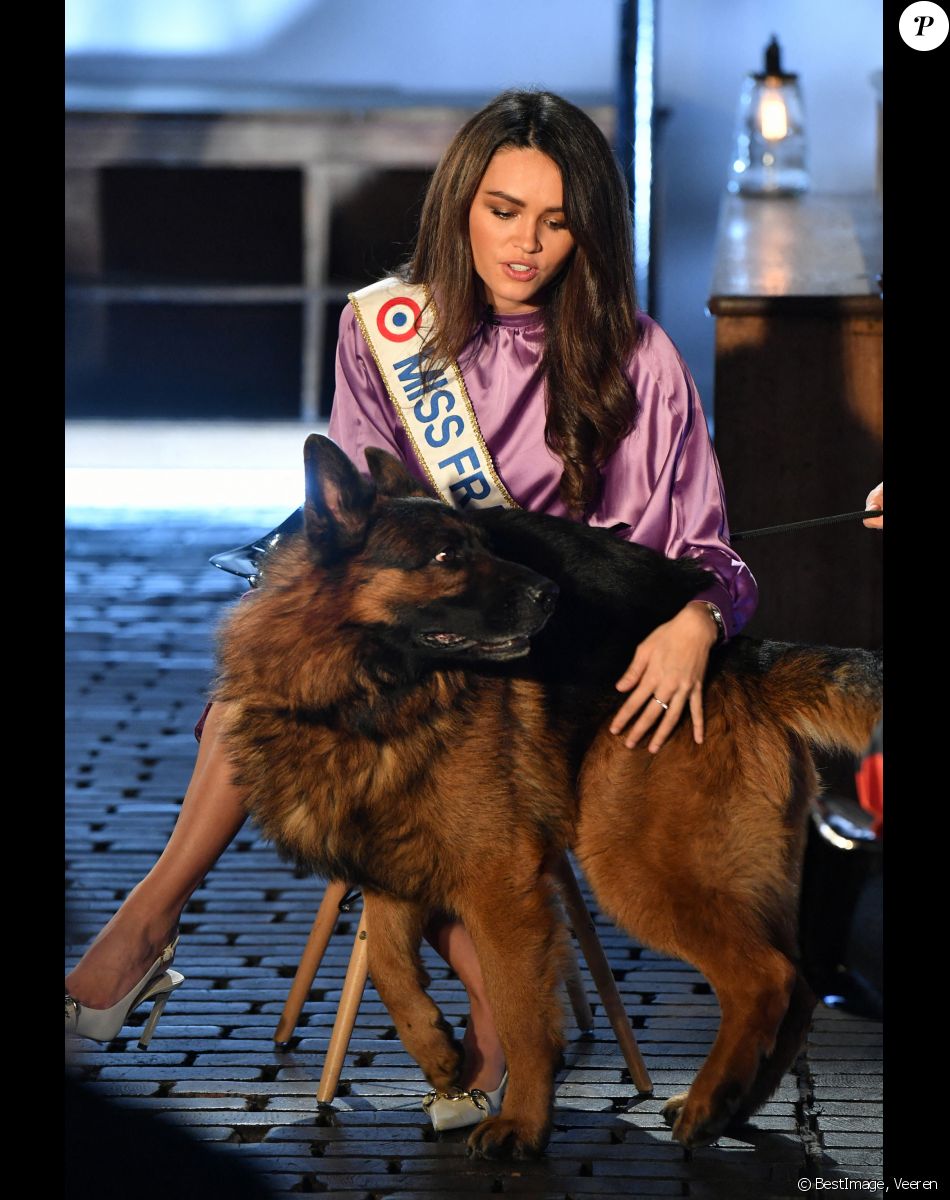 Diane Leyre (Miss France 2022) - Diane Leyre (Miss France 2022) et Laëtitia Barlerin lors de l'enregistrement de l'émission "Animaux stars" présentée par Bernard Montiel sur la chaîne Animaux TV et diffusée le 5 mars 2022 à 17 h 30. Le 16 février 2022. © Veeren / Bestimage