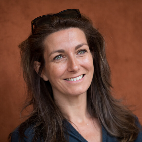 Anne-Claire Coudray dans le village lors des internationaux de tennis de Roland Garros à Paris, France, le 3 juin 2019. © Jacovides-Moreau/Bestimage 